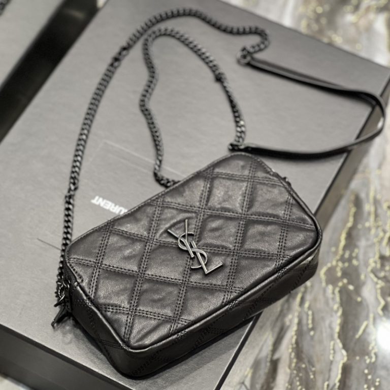Yves Saint Laurent Best Quality Woman Classic Camera Bag Chain Metal Letter Small Capacity Crossbody Bag 19x11x5cm LB266 (6)