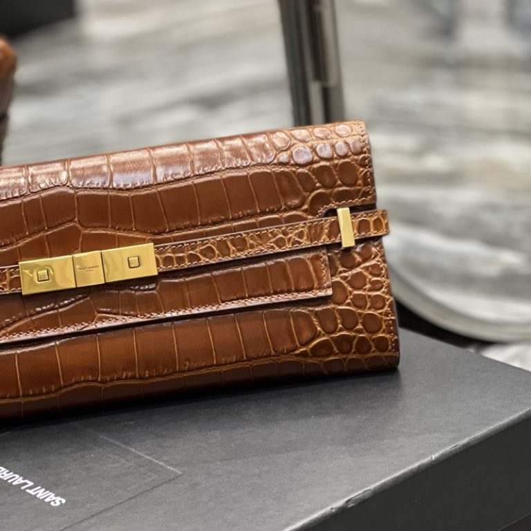 Yves Saint Laurent Best Quality WomanClassic Manhattan Clutch Cowhide Flap Small Capacity 31x14x3cm LB263 (2)