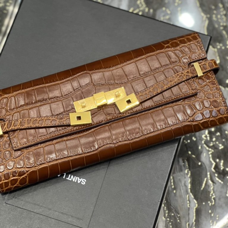 Yves Saint Laurent Best Quality WomanClassic Manhattan Clutch Cowhide Flap Small Capacity 31x14x3cm LB263 (3)