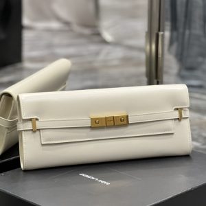 Yves Saint Laurent Best Quality WomanClassic Manhattan Clutch Cowhide Flap Small Capacity 31x14x3cm LB264