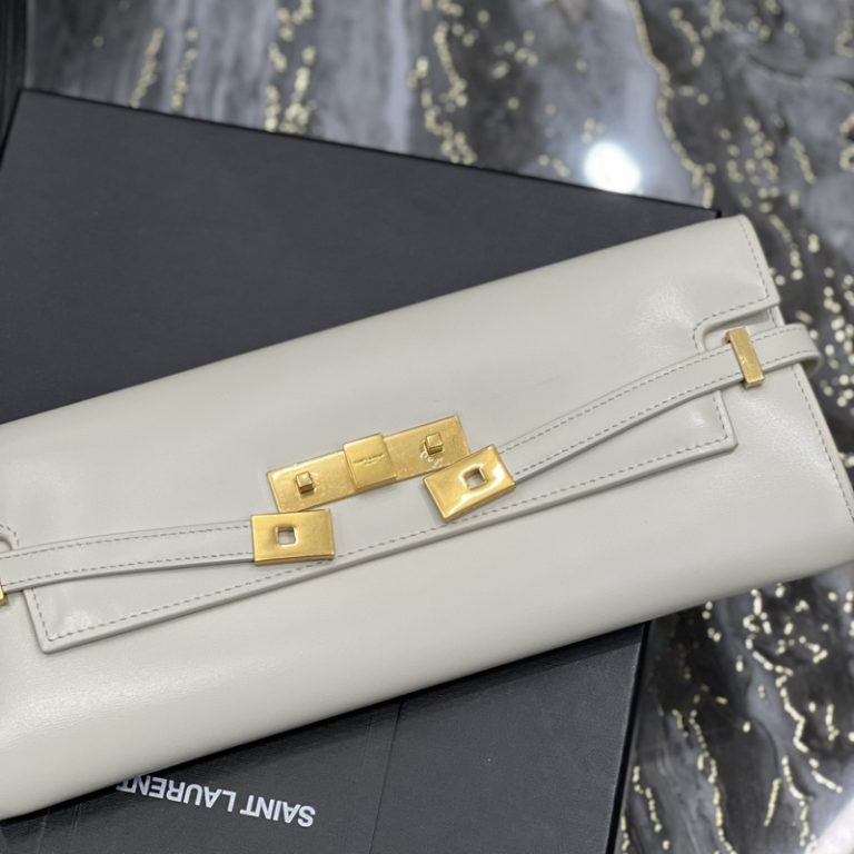 Yves Saint Laurent Best Quality WomanClassic Manhattan Clutch Cowhide Flap Small Capacity 31x14x3cm LB264 (4)