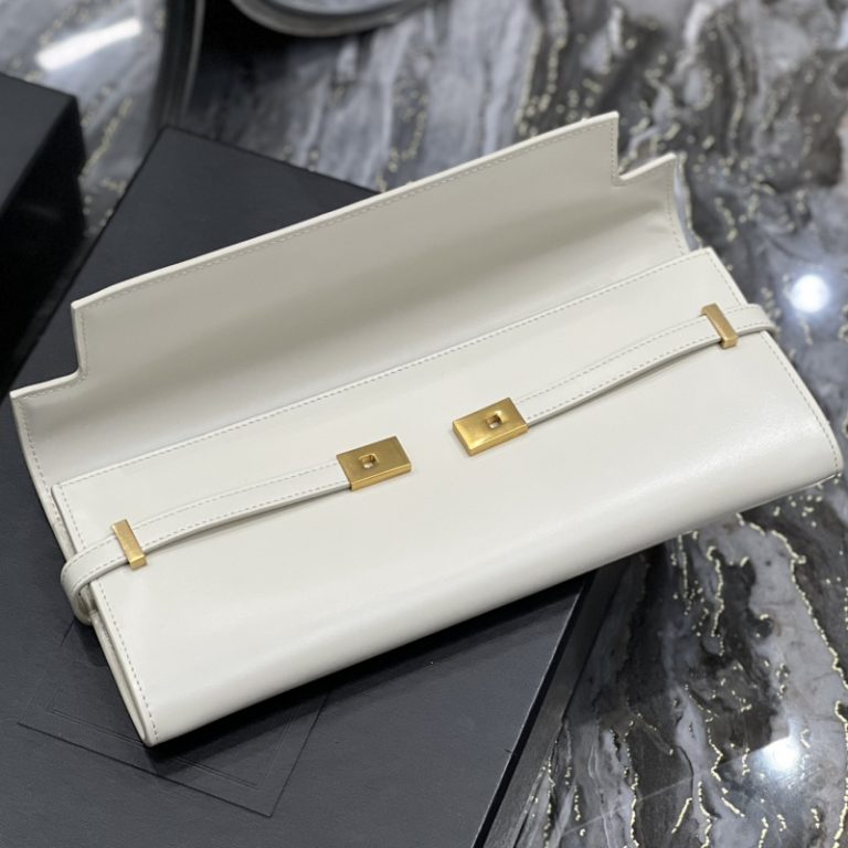 Yves Saint Laurent Best Quality WomanClassic Manhattan Clutch Cowhide Flap Small Capacity 31x14x3cm LB264 (6)