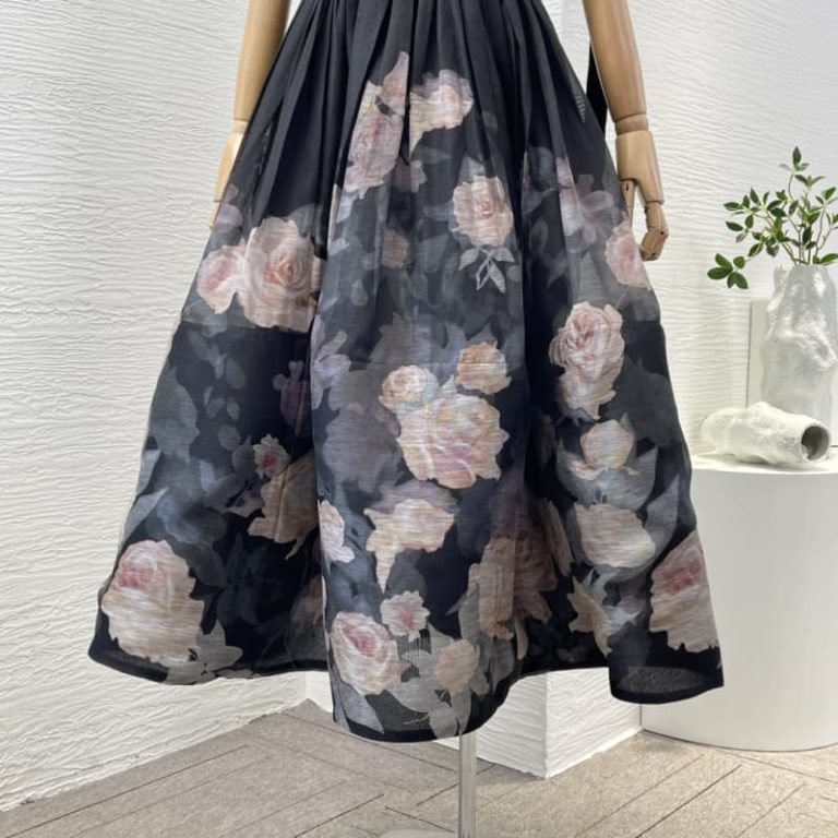 Zimmermann black floral print sleeveless backless midi dress-5