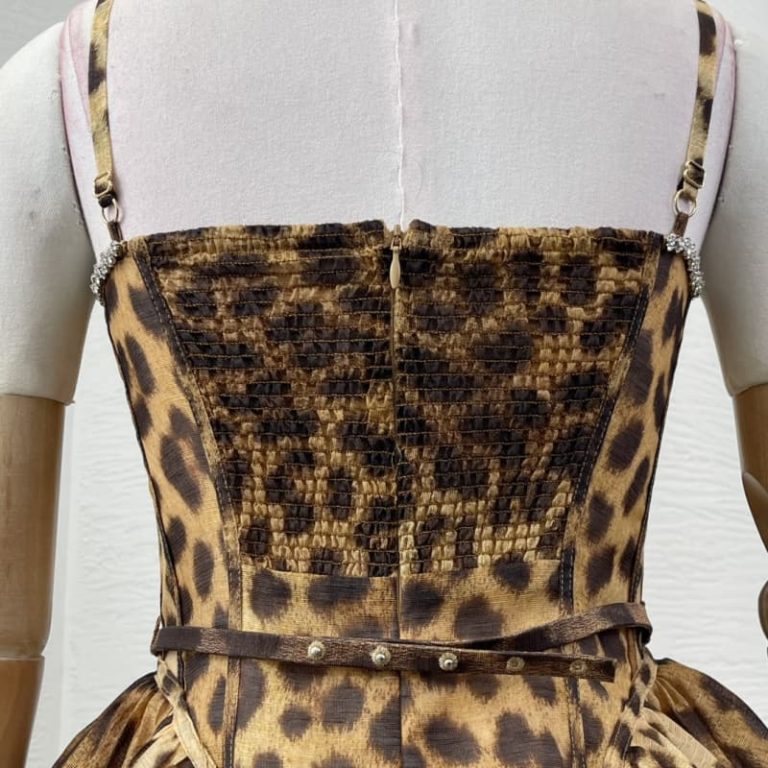 Zimmermann brown leopard print sleeveless diamonds pleat midi dress-7