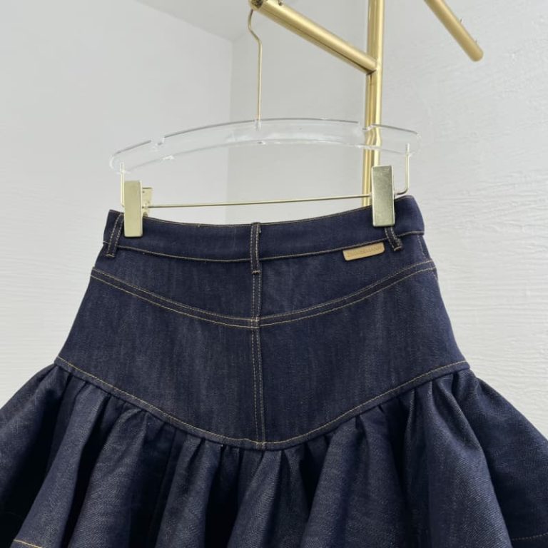 Zimmermann navy blue denim skirt-4