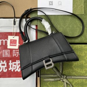 BALENCIAGA best quality women shoulder bag handbag Flap design Front with logo metal decoration 23*15*10CM LB444(4)