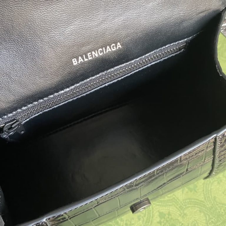 BALENCIAGA best quality Women Shoulder bag Handbag Flap design Front with logo metal decoration-10
