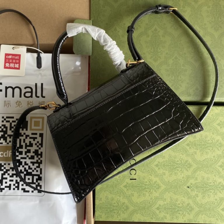 BALENCIAGA best quality Women Shoulder bag Handbag Flap design Front with logo metal decoration-2