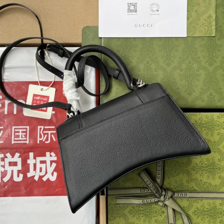 BALENCIAGA best quality Women Shoulder bag Handbag Flap design Front with logo metal decoration-2