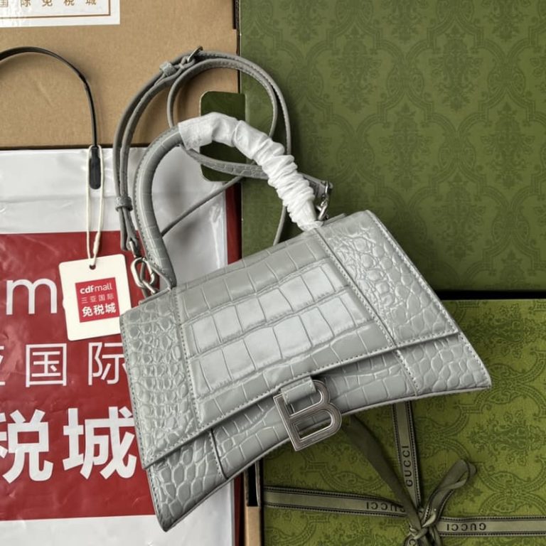 BALENCIAGA best quality Women Shoulder bag Handbag Flap design Front with logo metal decoration-3