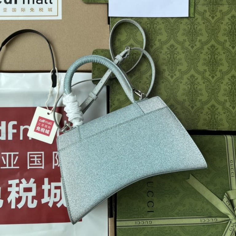 BALENCIAGA best quality Women Shoulder bag Handbag Flap design Front with logo metal decoration-6
