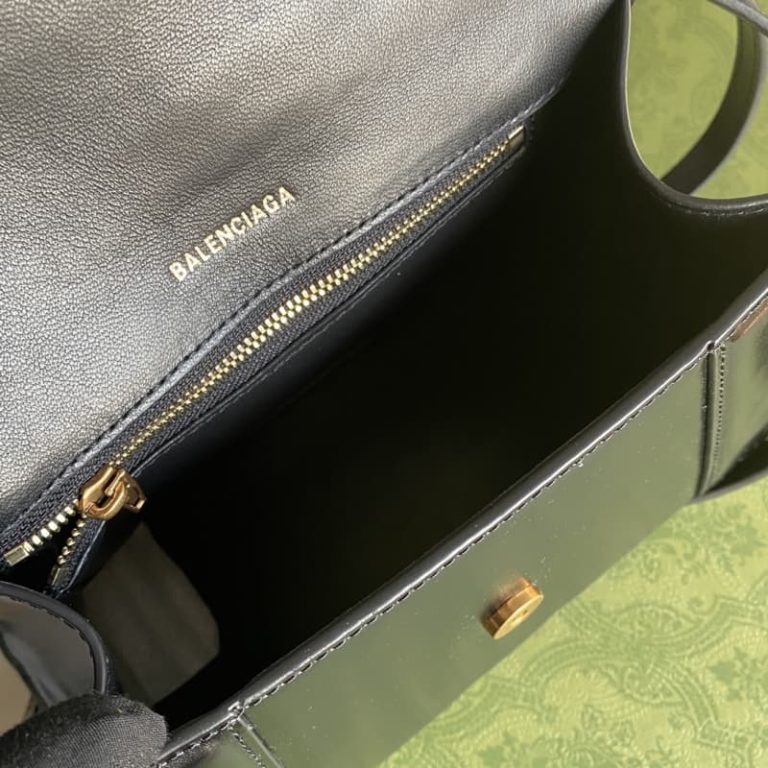 BALENCIAGA best quality Women Shoulder bag Handbag Flap design Front with logo metal decoration-6