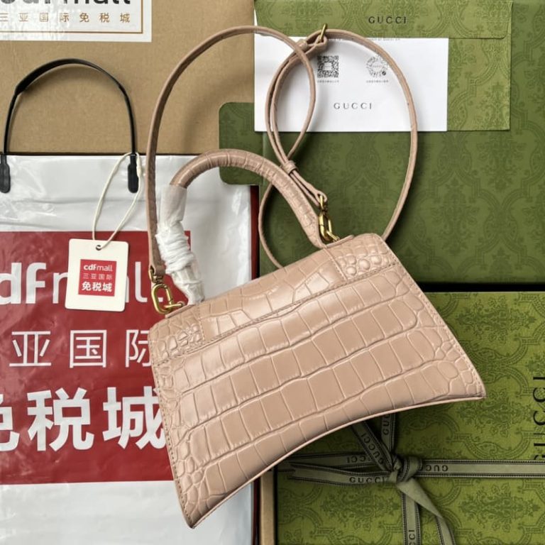 BALENCIAGA best quality Women Shoulder bag Handbag Flap design Front with logo metal decoration-6