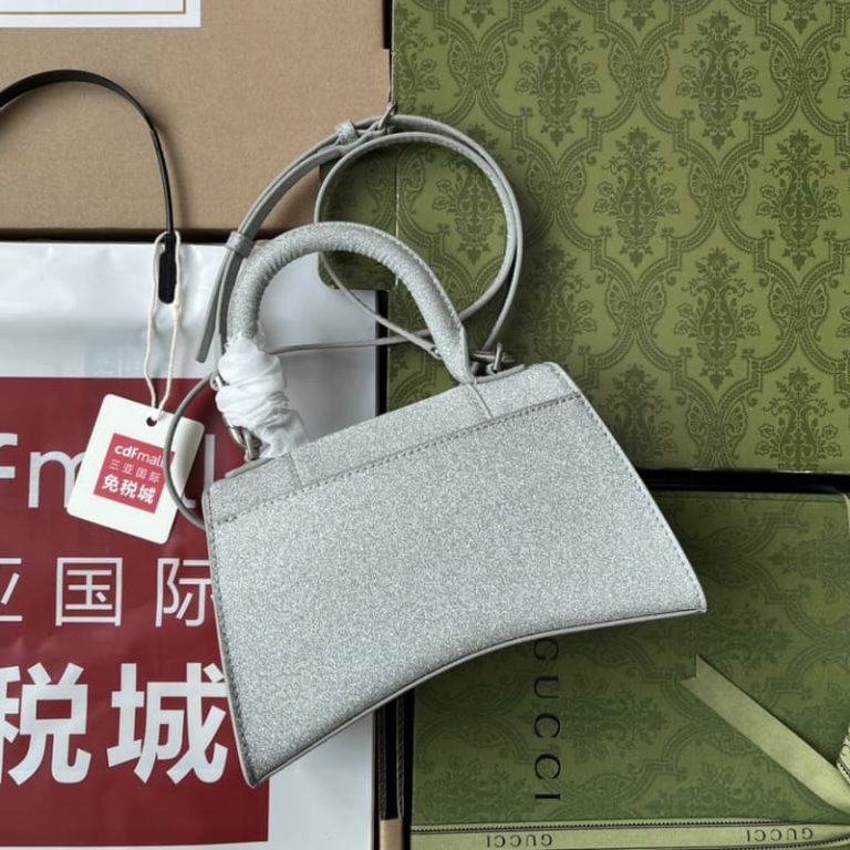 BALENCIAGA best quality Women shoulder bag Tote bag Flap design Front with logo metal decoration-4