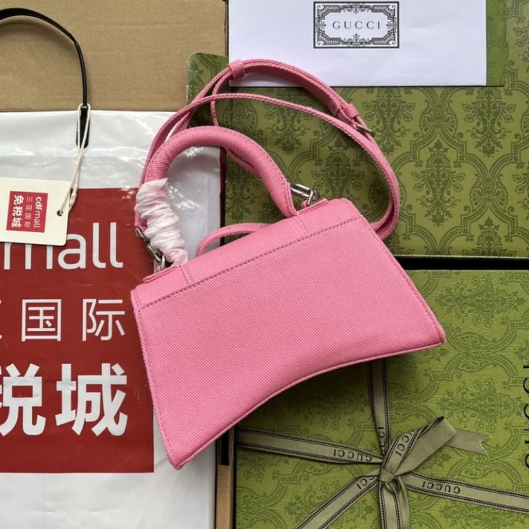 BALENCIAGA best quality Women shoulder bag Tote bag Flap design Front with logo metal decoration-4