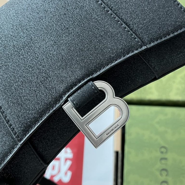 BALENCIAGA best quality Women shoulder bag Tote bag Flap design Front with logo metal decoration-5