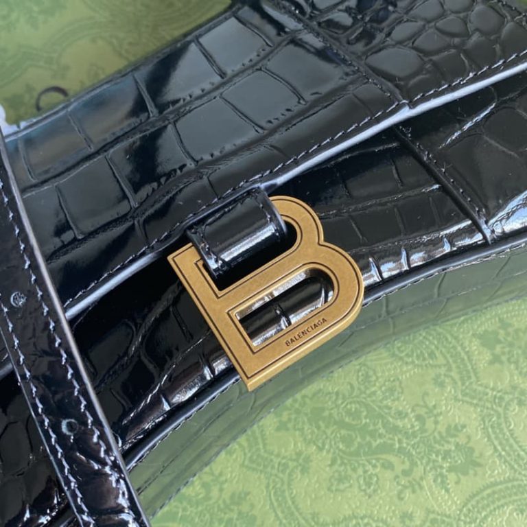 BALENCIAGA best quality Women shoulder bag Tote bag Flap design Front with logo metal decoration-7