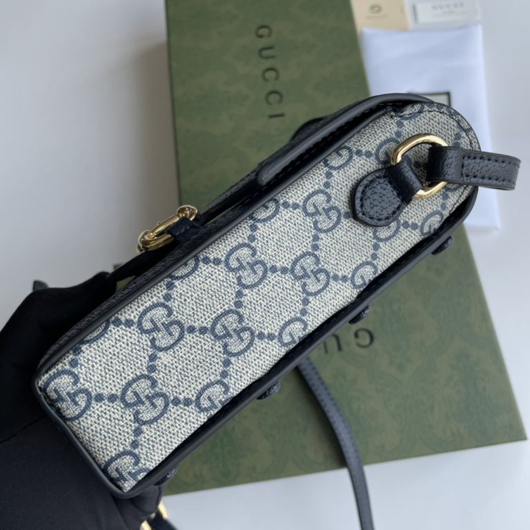 GUCCI GG GHW Horsebit 1955 Shoulder Bag-16