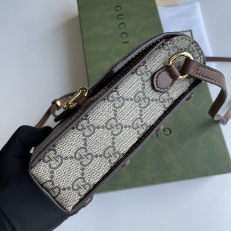 GUCCI GG GHW Horsebit 1955 Shoulder Bag-4