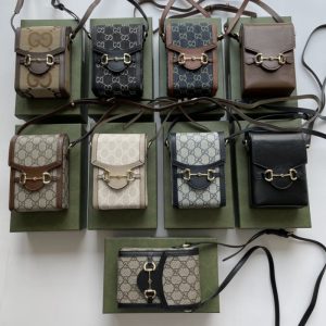 GUCCI high quality GG GHW Horsebit 1955 Shoulder Bag 11.5x17x4cm LB374