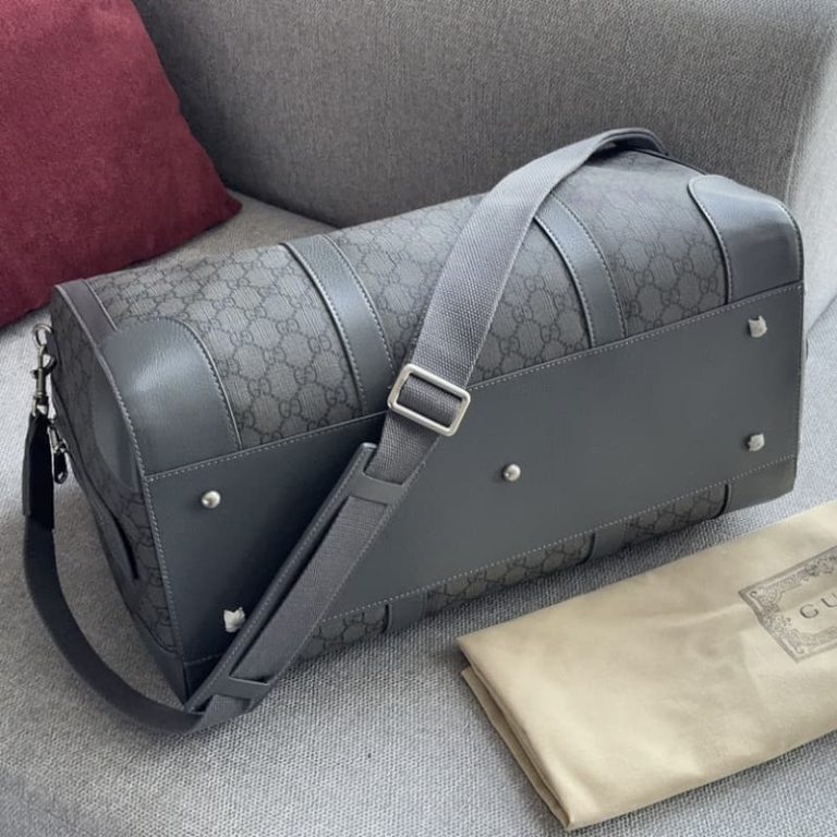 GUCCI High Quality Men Gym Bag Women Short Trip Bag Clutch Bag Letters Embroidery Front Double G Styling Accessories-2