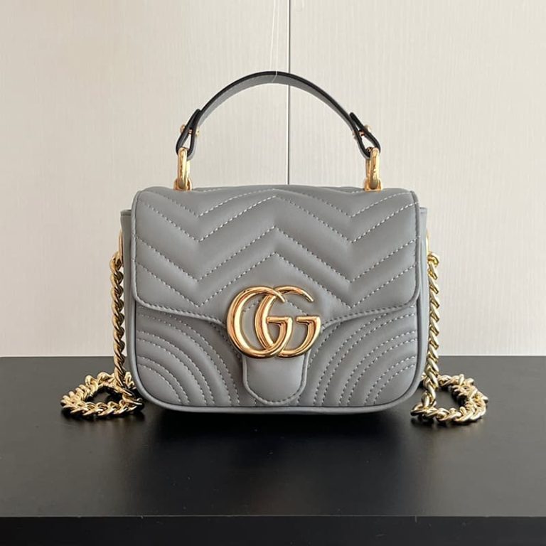 GUCCI High Quality Women Flap Shoulder Handbag Golden Logo Logo Decoration-2