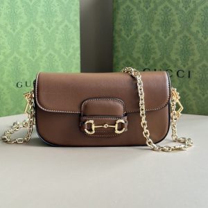 GUCCI High Quality Women Shoulder Bag Handbag Flap Bag Surface GG Pattern and Gold Logo Accessories Design 24*13.5*7.5CM LB397