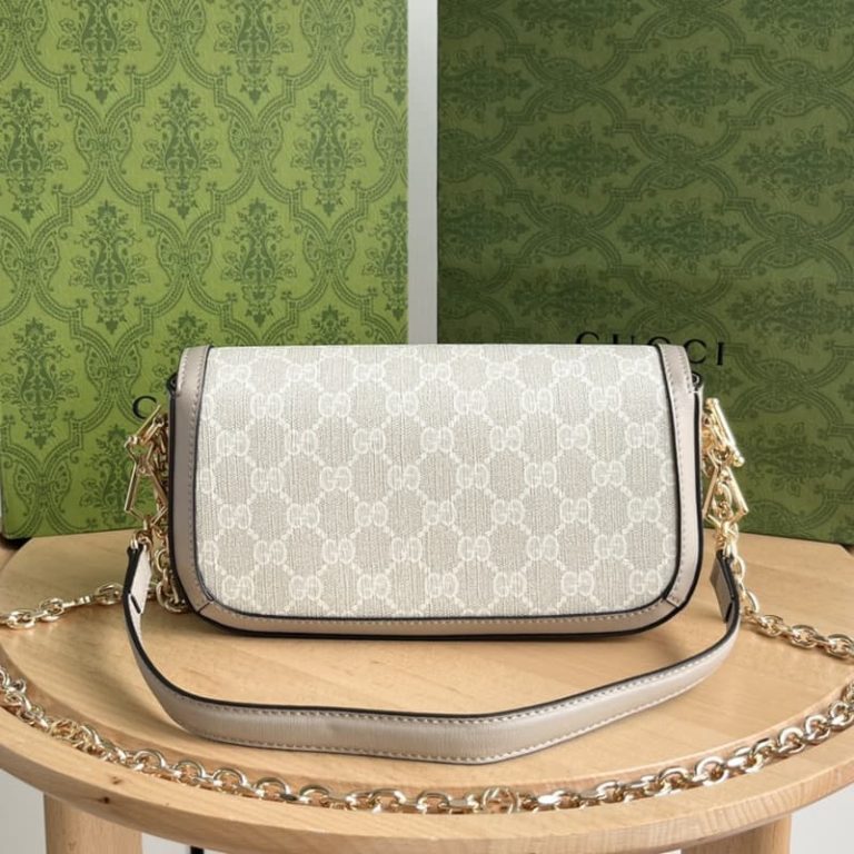 GUCCI High Quality Women Shoulder Bag Handbag Flap Bag Surface GG Pattern and Gold Logo Accessories Design-8