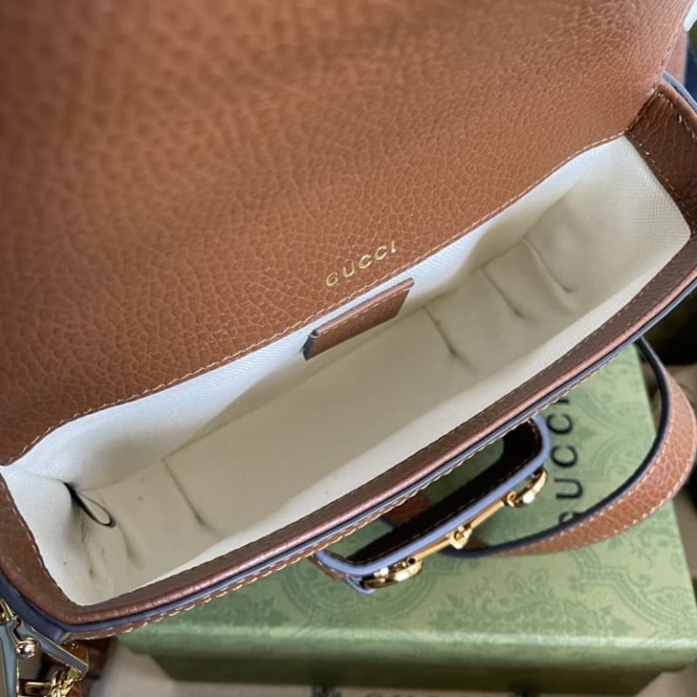 GUCCI High quality mini shoulder bag Women handbag Flap design surface letter embroidery front with gold accessories-5