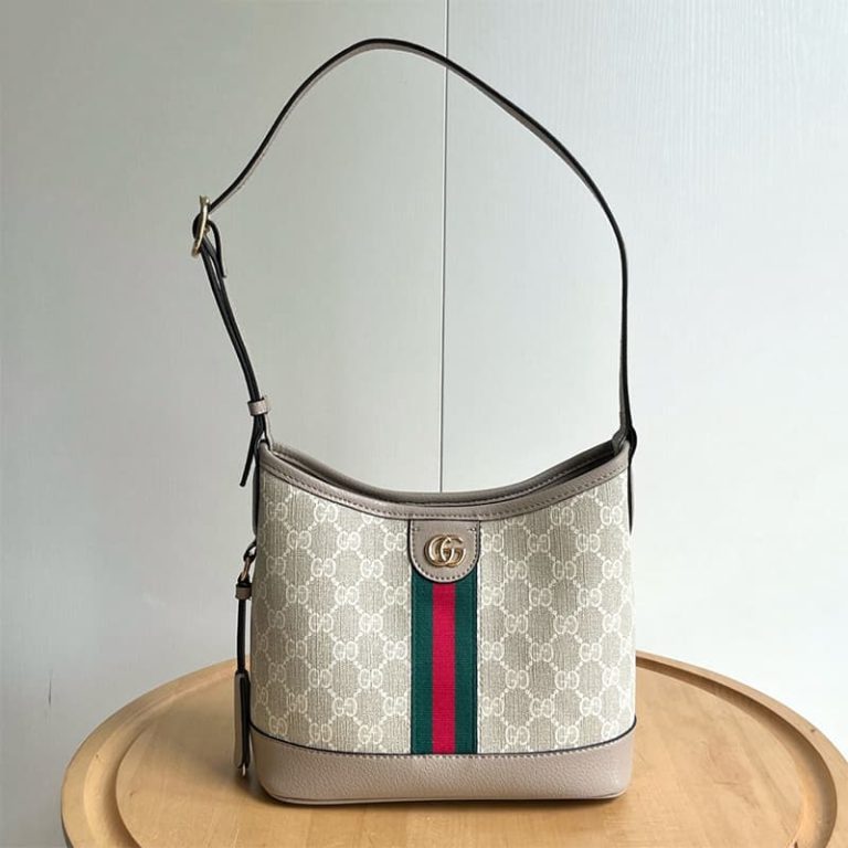 GUCCI High quality women handbag shoulder bag Canvas letter embroidery surface Front with double G logo-3