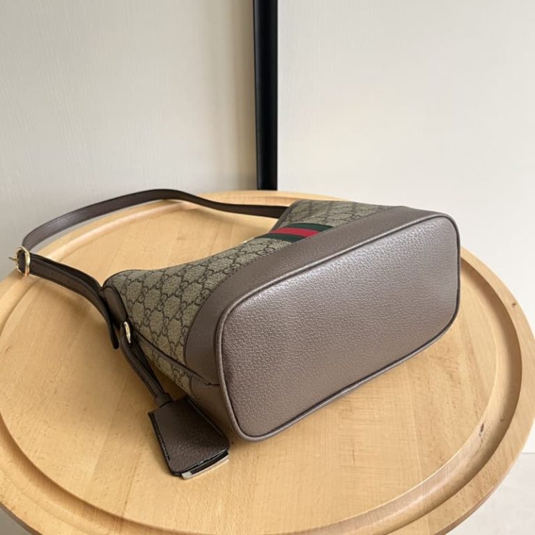 GUCCI High quality women handbag shoulder bag Canvas letter embroidery surface Front with double G logo-7