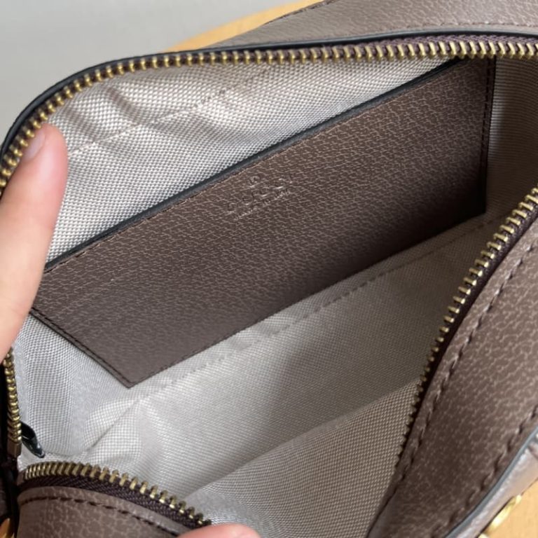 GUCCI High quality women shoulder bag Canvas monogrammed embroidered surface Signature double G accessories-5