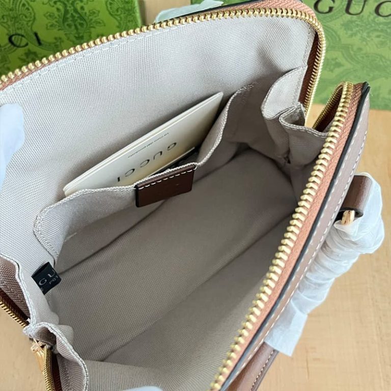 GUCCI High-quality women shoulder bag Handbag Surface GG pattern and gold accessories design-7
