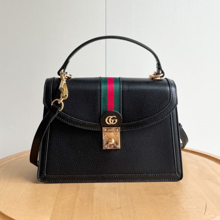 GUCCI High quality women shoulder bag Tote bag Flap design Double G modeling accessories-1