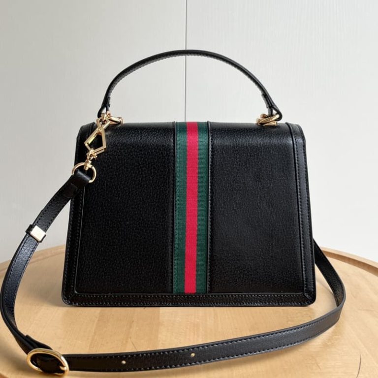 GUCCI High quality women shoulder bag Tote bag Flap design Double G modeling accessories-2