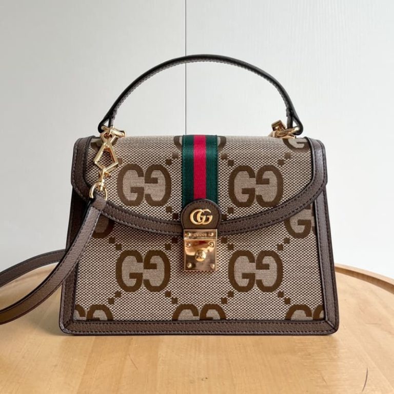 GUCCI High quality women shoulder bag Tote bag Flap design Double G modeling accessories-7