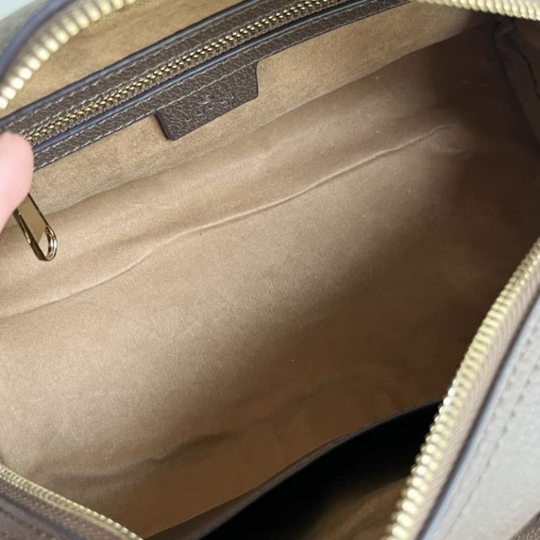 GUCCI High quality women tote bag Canvas monogrammed surface Iconic double G hardware Two sizes-5