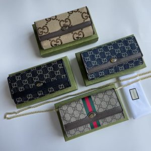 GUCCI high quality OPHIDIA Continental Wallet W20xH12.5xD4cm LB372