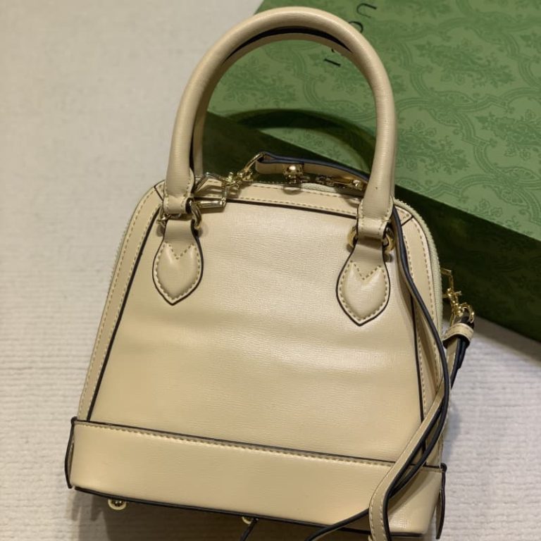 GUCCI Women fan shell you shell bag shoulder bag handbag iconic pattern front decorated with double Glogo label-10