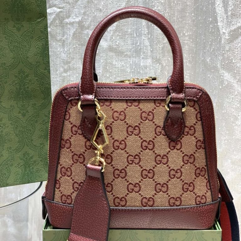 GUCCI Women fan shell you shell bag shoulder bag handbag iconic pattern front decorated with double Glogo label-2