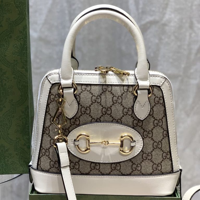 GUCCI Women fan shell you shell bag shoulder bag handbag iconic pattern front decorated with double Glogo label-3