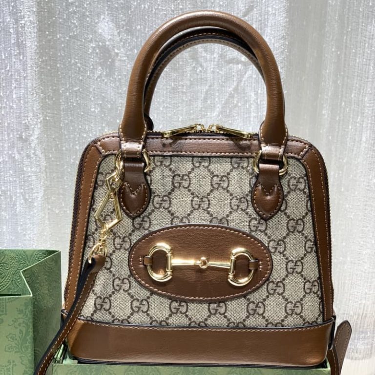 GUCCI Women fan shell you shell bag shoulder bag handbag iconic pattern front decorated with double Glogo label-5