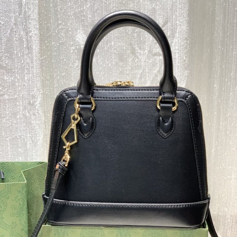 GUCCI Women fan shell you shell bag shoulder bag handbag iconic pattern front decorated with double Glogo label-8