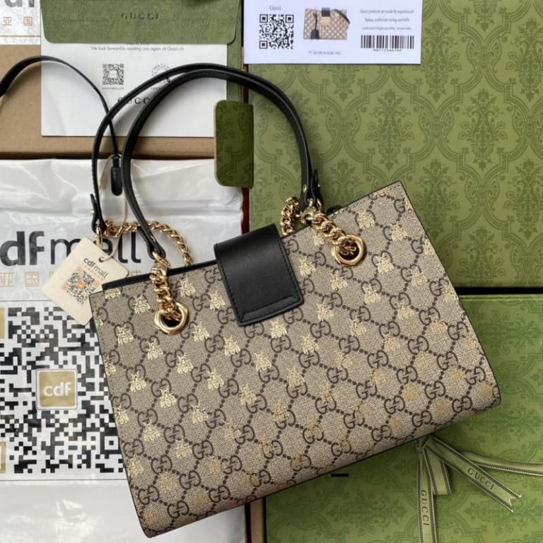 GUCCI best quality mini women shoulder bag Tote bag with signature embellishment on front-2