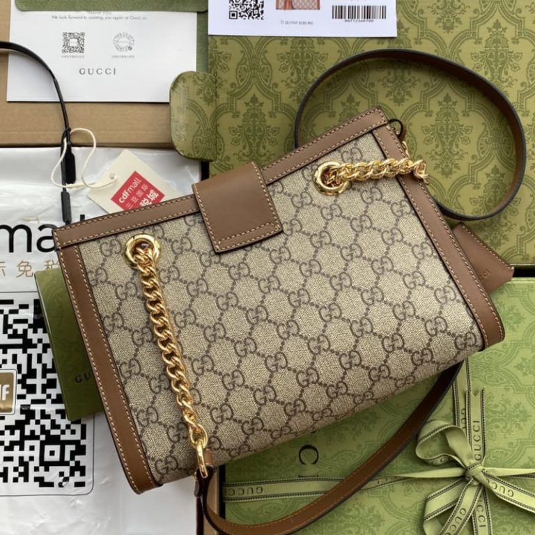 GUCCI best quality mini women shoulder bag Tote bag with signature embellishment on front-8