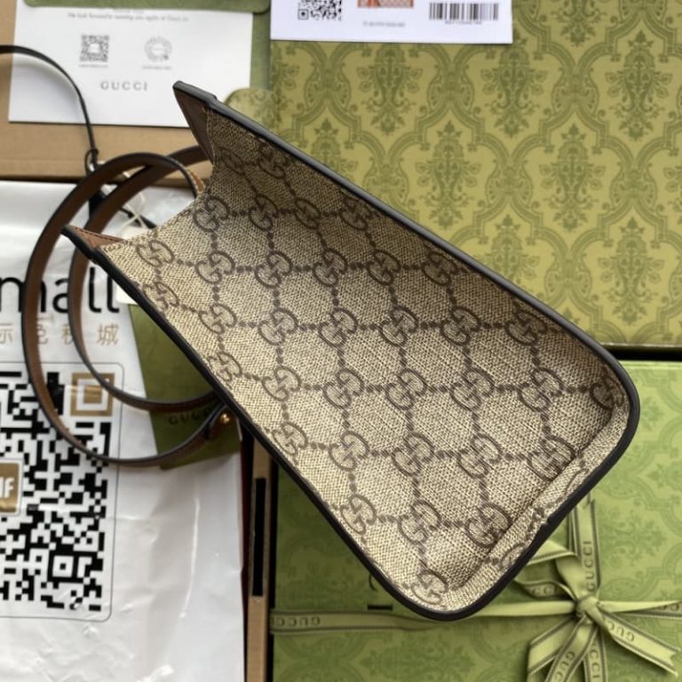 GUCCI best quality mini women shoulder bag Tote bag with signature embellishment on front-9