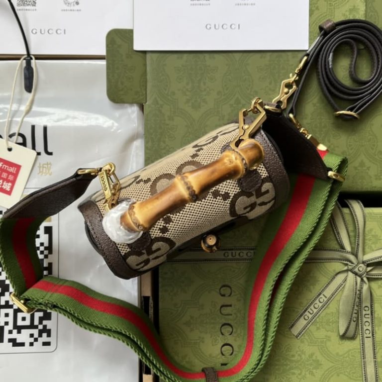 GUCCI best quality women bamboo bag crossbody bag handbag bamboo flap opening design-3