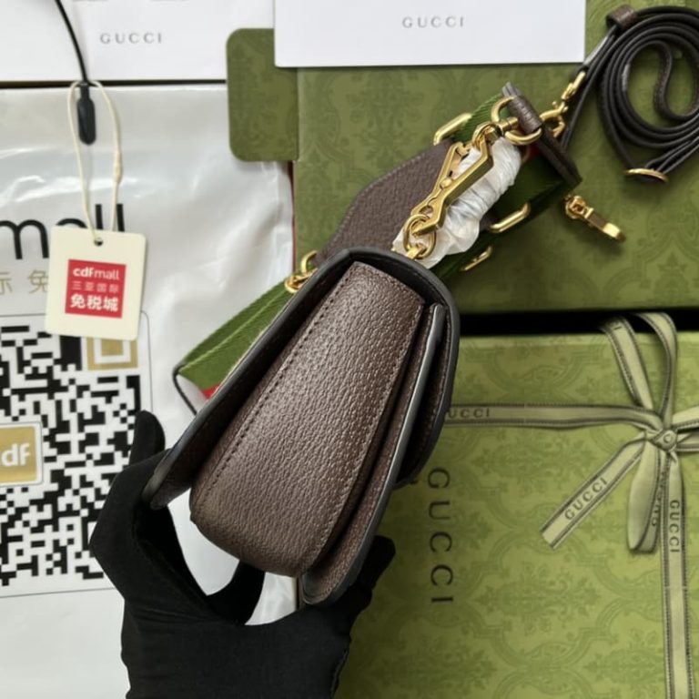 GUCCI best quality women bamboo bag crossbody bag handbag bamboo flap opening design-4