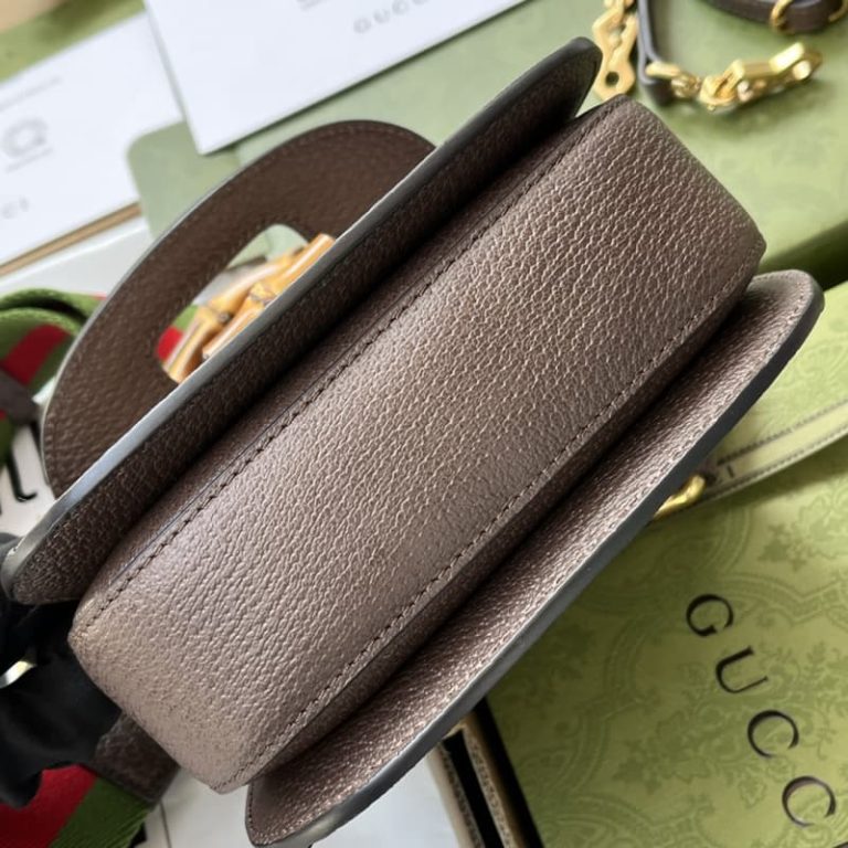 GUCCI best quality women bamboo bag crossbody bag handbag bamboo flap opening design-5