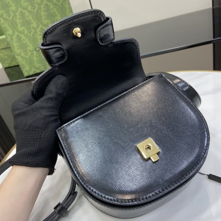 GUCCI best quality women mini handbag shoulder bag Flap closure and detachable shoulder design-11